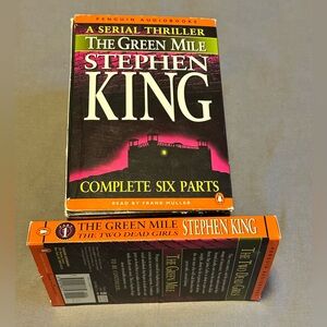 The Green Mile by Stephen King Audio Cassettes Book on Tape Parts 1-6 Complete